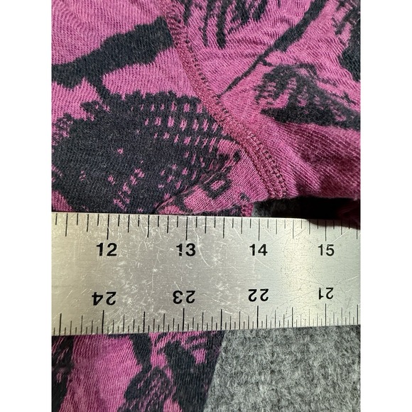 NIC+ZOE Pink and Black Long Sleeve Top - Picture 7 of 7